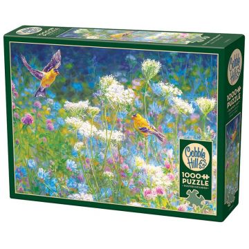 Puzzle Cobble Hill din 1000 de piese - Vizita pe poiană