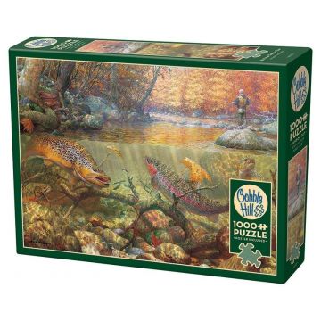 Puzzle Cobble Hill din 1000 de piese - Zi de toamnă de vis