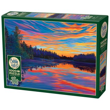 Puzzle Cobble Hill din 1000 piese - Apus de soare