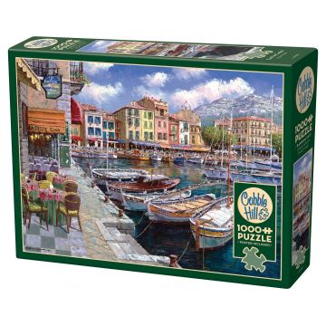 Puzzle Cobble Hill din 1000 piese - Cafea în Cassis