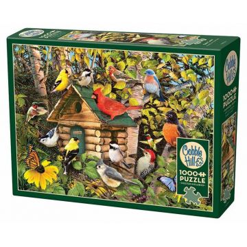 Puzzle Cobble Hill din 1000 piese - Căsuță pentru păsări