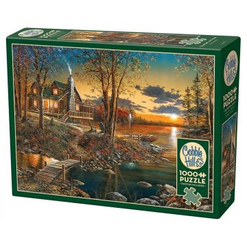 Puzzle Cobble Hill din 1000 piese - Confortul de acasă