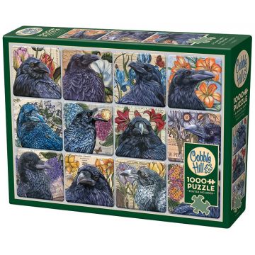 Puzzle Cobble Hill din 1000 piese - Corbi