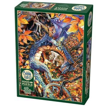 Puzzle Cobble Hill din 1000 piese - Dragonul lui Abby