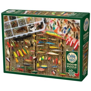Puzzle Cobble Hill din 1000 piese - Momeli de pescuit