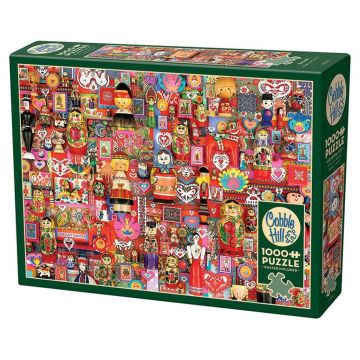 Puzzle Cobble Hill din 1000 piese - Păpuși