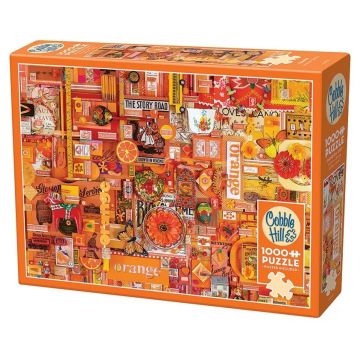 Puzzle Cobble Hill din 1000 piese - Portocale