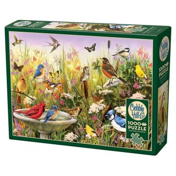 Puzzle Cobble Hill din 1000 piese - Prieteni cu pene