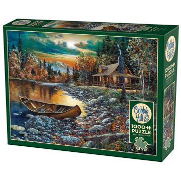 Puzzle Cobble Hill din 1000 piese - Refugiu montan