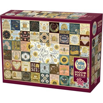 Puzzle Cobble Hill din 2000 de piese - Inspirație din stup
