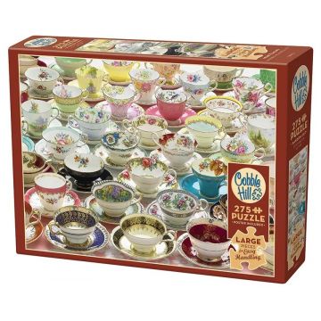Puzzle Cobble Hill din 275 piese - Cești de ceai