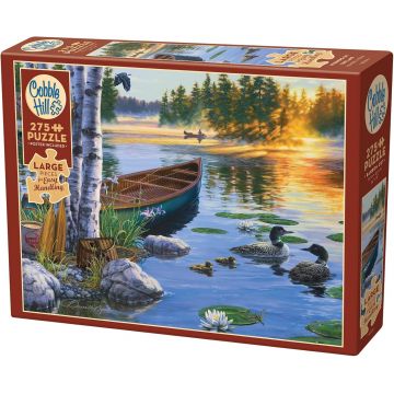 Puzzle Cobble Hill din 275 piese - Dimineața pe lac
