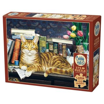 Puzzle Cobble Hill din 275 piese - Idila pisicească
