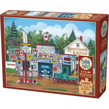Puzzle Cobble Hill din 275 piese -Vechiul garaj de pe marginea drumului