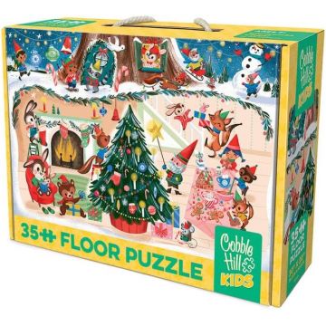 Puzzle Cobble Hill din 35 de piese - Atmosferă de Crăciun