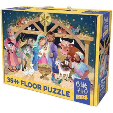 Puzzle Cobble Hill din 35 de piese - Minunea Crăciunului