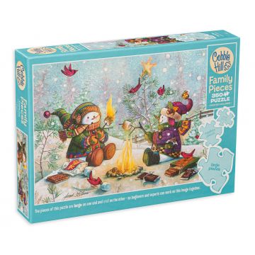 Puzzle Cobble Hill din 350 XXL de piese - Aventuri de iarnă