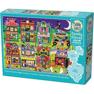 Puzzle Cobble Hill din 350 XXL piese - Oraș fantomă