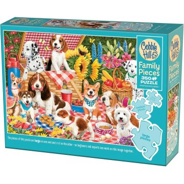 Puzzle Cobble Hill din 350 XXL piese - Petrecere de picnic