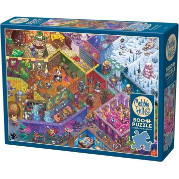 Puzzle Cobble Hill din 500 de piese - Aventură în subteran