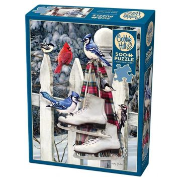 Puzzle Cobble Hill din 500 de piese - Dansul înghețat