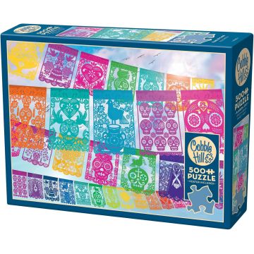 Puzzle Cobble Hill din 500 de piese - Decorațiune mexicană
