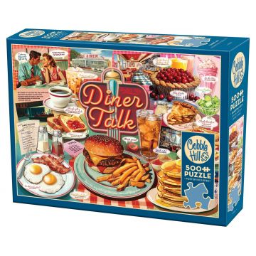 Puzzle Cobble Hill din 500 de piese - Dulceață retro