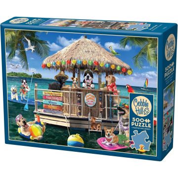 Puzzle Cobble Hill din 500 de piese - La marginea valurilor albastre