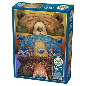 Puzzle Cobble Hill din 500 de piese - Ochi de urs: Recolta de toamnă