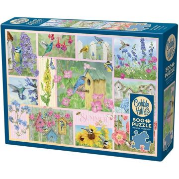 Puzzle Cobble Hill din 500 de piese - Poveste de vară în grădină