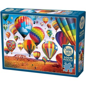 Puzzle Cobble Hill din 500 de piese - Zbor colorat