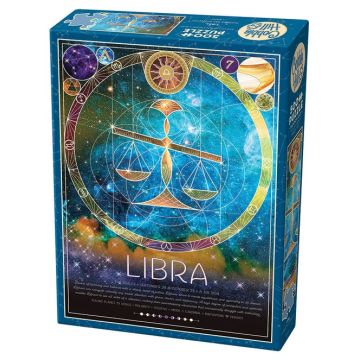Puzzle Cobble Hill din 500 de piese - Zodiac: Balanță