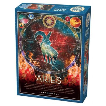 Puzzle Cobble Hill din 500 de piese - Zodiac: Berbec