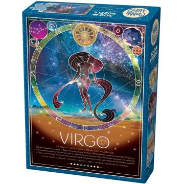 Puzzle Cobble Hill din 500 de piese - Zodiac: Fecioara