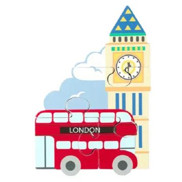 Puzzle de lemn Orange Tree Toys - Londra