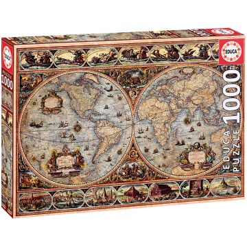 Puzzle Educa din 1000 piese - Lumea