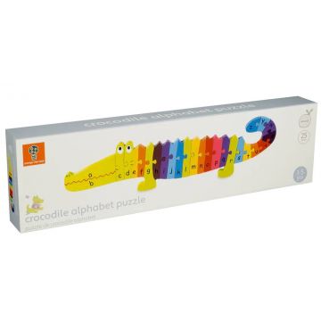 Puzzle educativ Orange Tree Toys - Crocodil, alfabetul englezesc