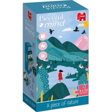 Puzzle mini Jumbo din 6 x 54 piese - Bucată de natură
