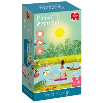 Puzzle mini Jumbo din 6 x 54 piese - Ia-ți timp pentru tine