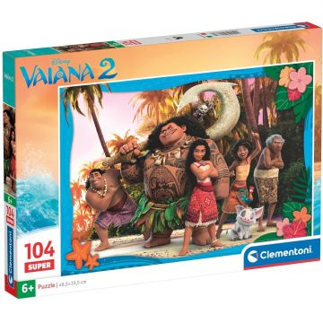 Puzzle pentru copii Clementoni din  104 piese - Brave Vayana 2