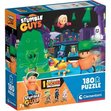 Puzzle pentru copii Clementoni din 180 de piese – Stumble Guys (varianta 3)