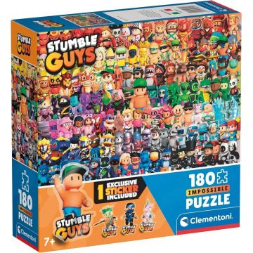 Puzzle pentru copii Clementoni din 180 de piese – Stumble Guys (varianta 4)