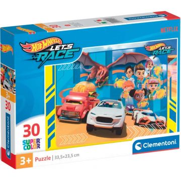Puzzle pentru copii Clementoni din 30 piese - Hot Wheels