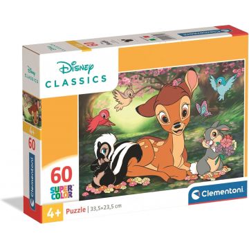 Puzzle pentru copii  Clementoni din 60 piese - Bambi