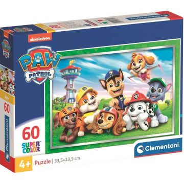 Puzzle pentru copii Clementoni din 60 piese - Patrula Cățelușilor