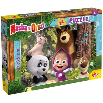 Puzzle pentru copii Lisciani din 24 piese - Vom fi prieteni?