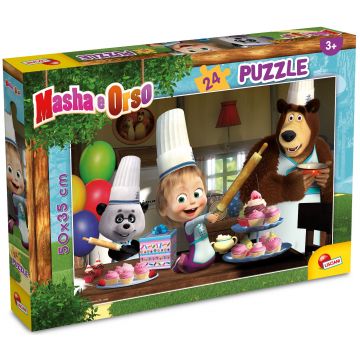 Puzzle pentru copii Lisciani din 24 piese - Vom învăța împreună.