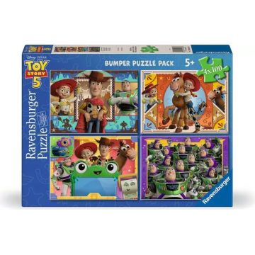 Puzzle Ravensburger - 4 x 100 piese - Jocul jucăriilor 5