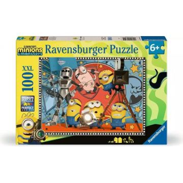 Puzzle Ravensburger de 100 piese XXL - Minioni și monștri