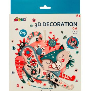 Set creativ Avenir - Fă-ți singur 3D decorațiune, Pisică